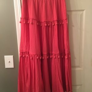 Calypso St. Barth Boho Maxi Skirt Size Medium